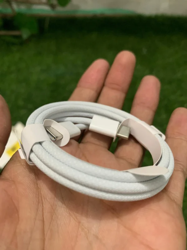 Iphone 15 / pro / pro max / original cable braded 60Watt fast charging - Image 3